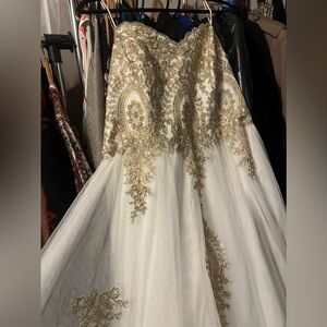 White princess ball gown